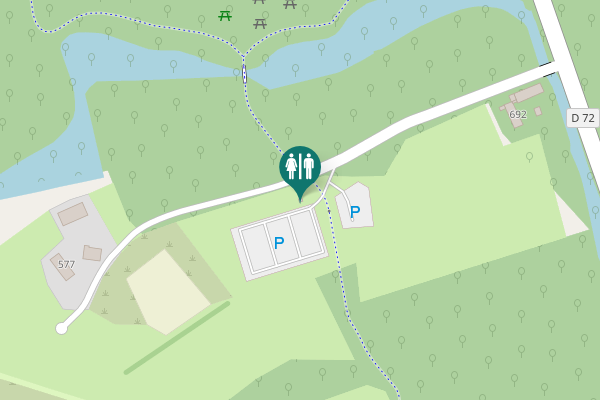Map showing location of Téteghem-Coudekerque-Village Toilet