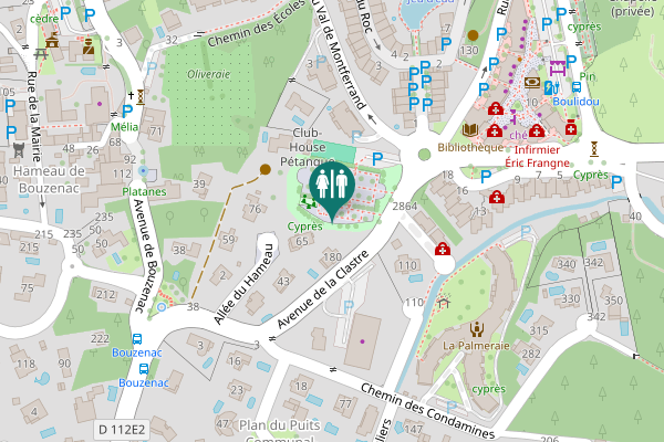 Map showing location of Esplanade Languedocienne - Marcel TARDIEU Toilet