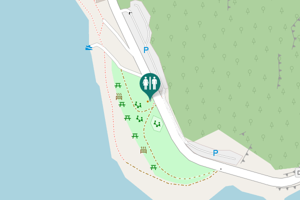 Map showing location of D 116A Toilet