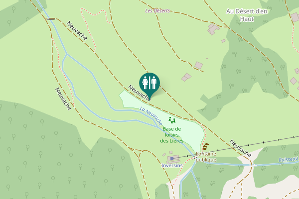 Map showing location of Neuvache Toilet
