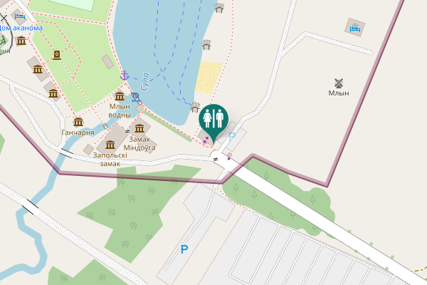 Map showing location of Н9788 14 Toilet