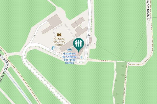 Map showing location of Terrasse 1911 Toilet