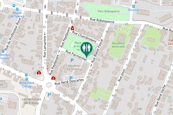 Map showing location of Rue Parmentier 5 Toilet