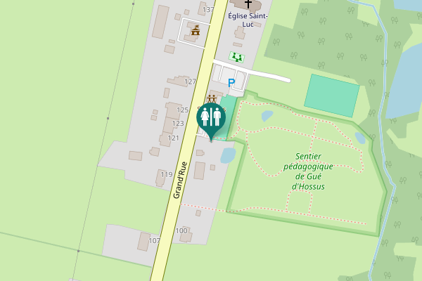 Map showing location of Grand'Rue 123 Toilet