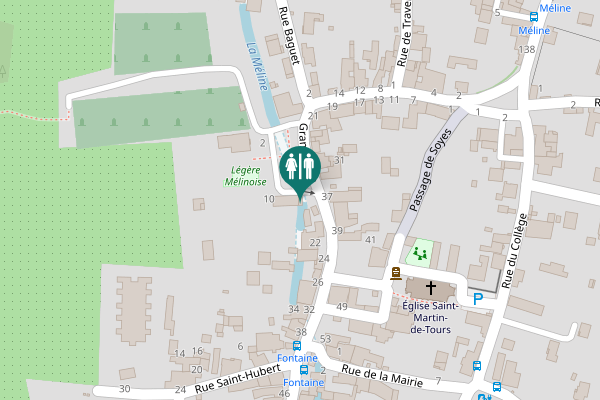 Map showing location of Grande Rue 35 Toilet