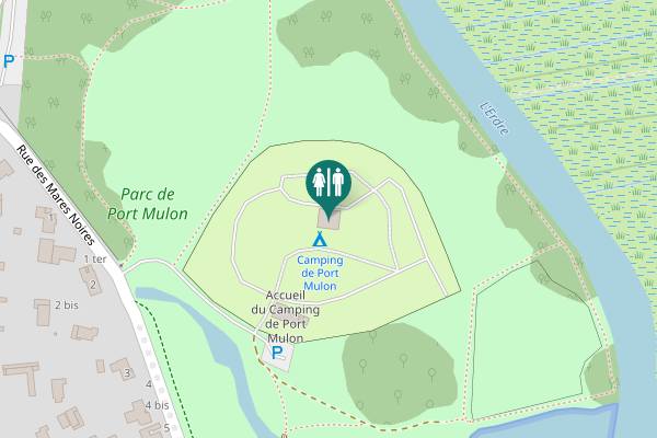 Map showing location of Rue des Mares Noires 4 Toilet