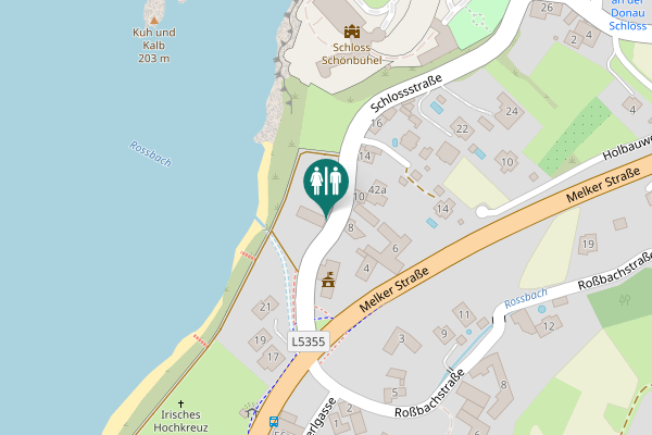 Map showing location of Schlossstraße 8 Toilet
