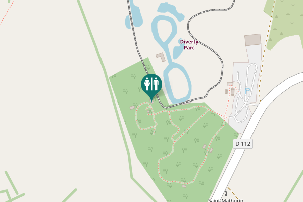 Map showing location of D 112 Toilet