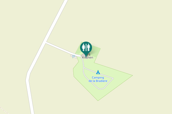 Map showing location of Savennières Toilet