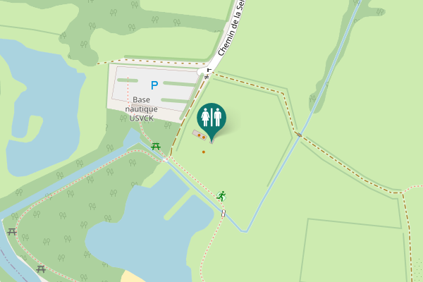 Map showing location of Chemin de la Seiche Toilet