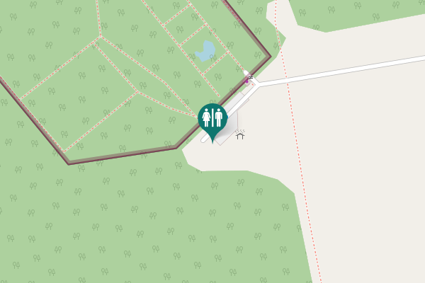 Map showing location of Цэнтральная вуліца 1А Toilet