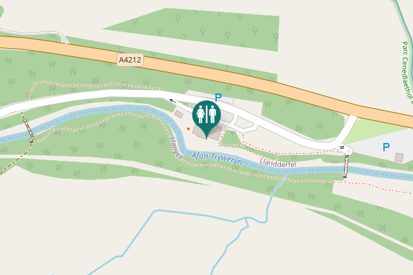 Map showing location of White Water Rafting Centre