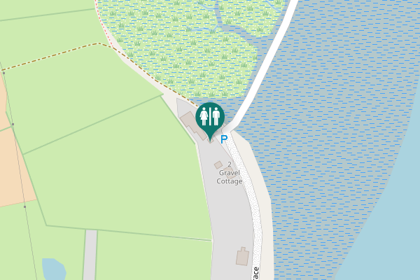 Map showing location of Lancaster Toilet