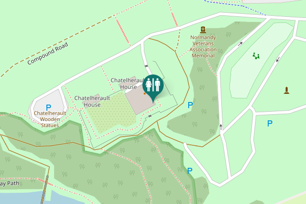 Map showing location of Riccarton Path Toilet