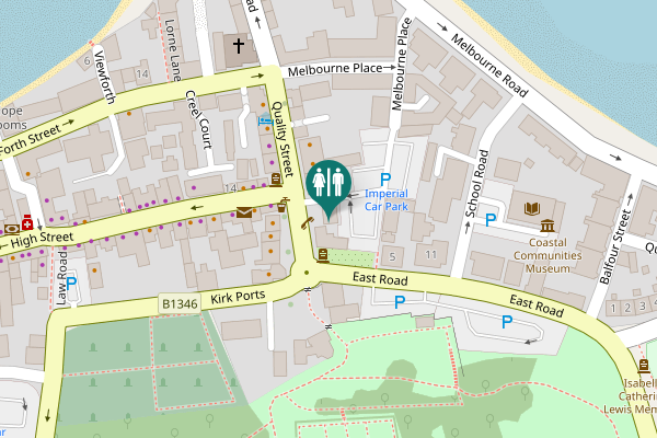 Map showing location of Quality Street 11 Toilet