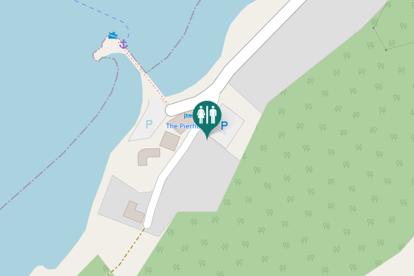 Map showing location of Port Appin Toilet