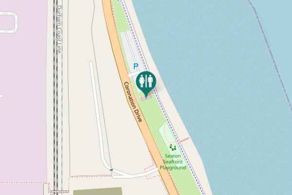 Map showing location of Sea Front (North)