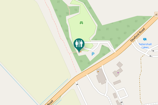 Map showing location of Sleaford Road 53 Toilet