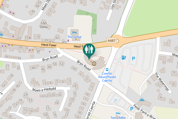 Map showing location of Bryn Road 56 Toilet