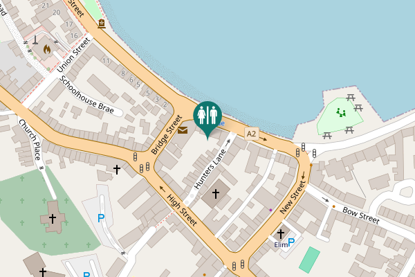 Map showing location of The Parade Toilet