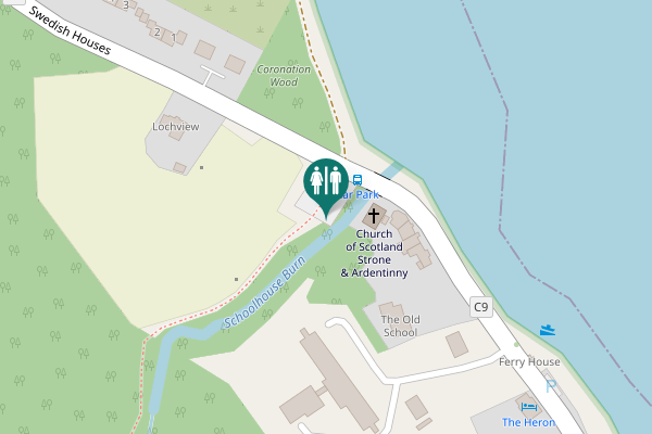 Map showing location of C9 Toilet