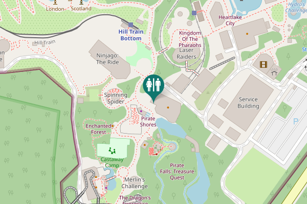 Map showing location of Winkfield Road Toilet