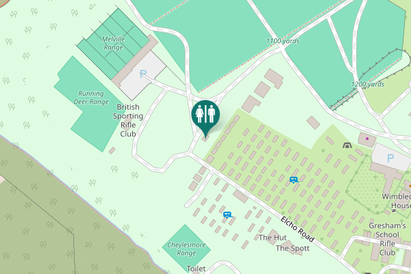 Map showing location of Elcho Road Toilet