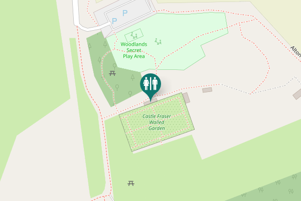 Map showing location of Alton Brae Trail Toilet