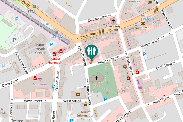 Map showing location of Church Street 26 Toilet
