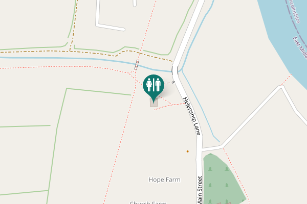 Map showing location of Helenship Lane Toilet