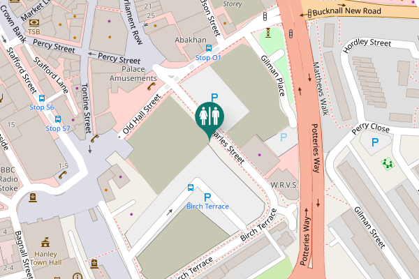 Map showing location of Charles Street 19-27 Toilet