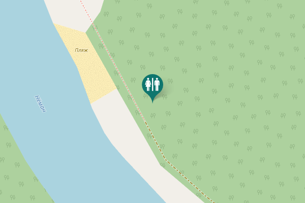 Map showing location of Masty Toilet