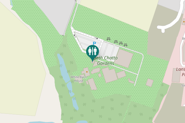 Map showing location of Clacton Road Toilet