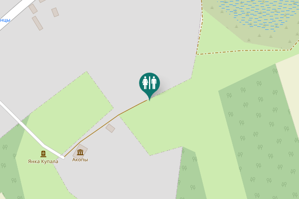 Map showing location of Н8784 Toilet
