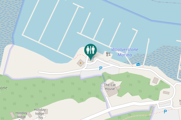 Map showing location of Babergh Toilet