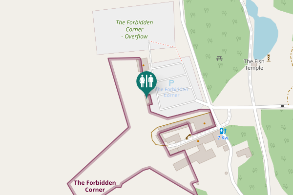 Map showing location of Coverham Lane Toilet