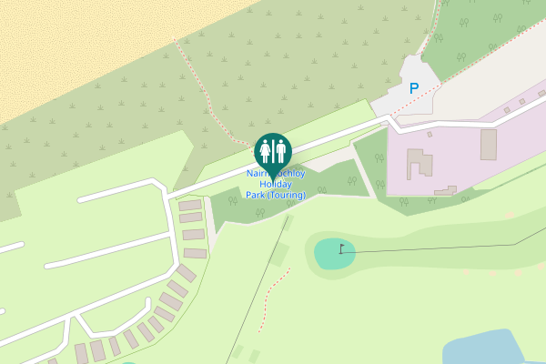 Map showing location of Lochloy Road Toilet