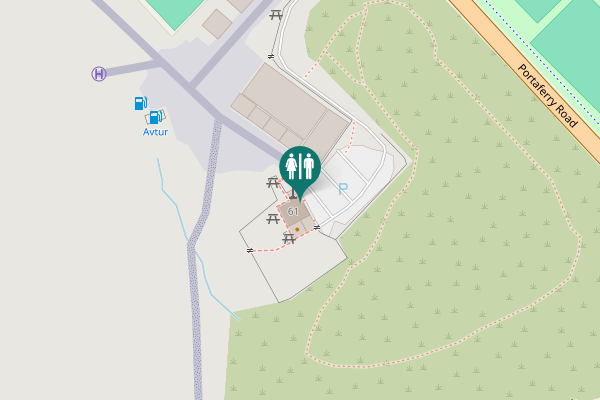 Map showing location of Portaferry Road 61 Toilet