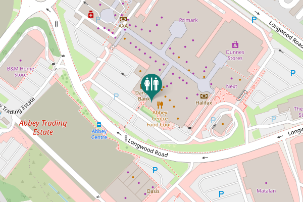 Map showing location of Longwood Road Unit 29a Toilet