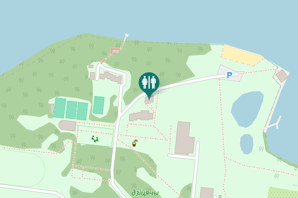 Map showing location of Садовая вуліца Toilet