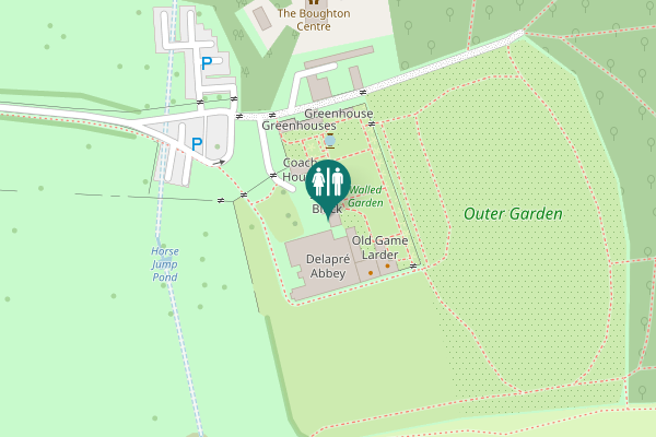 Map showing location of London Road Toilet