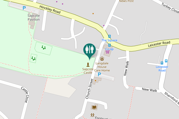 Map showing location of Church Street 6 Toilet