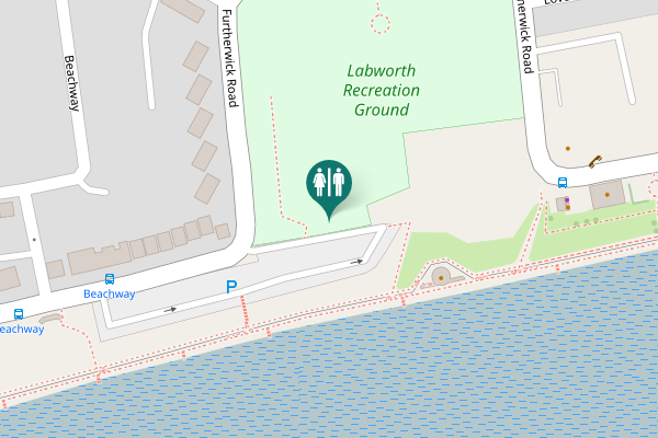 Map showing location of Western Esplanade Toilet