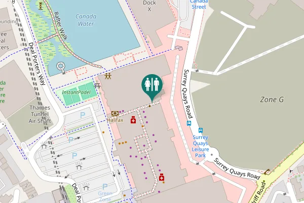 Map showing location of Unit 39-41 Toilet