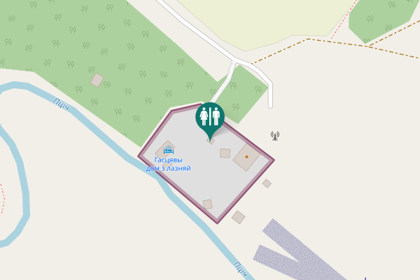 Map showing location of Навапольскі сельскі Савет Toilet