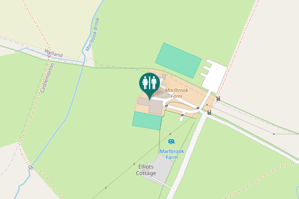 Map showing location of Gloucester Road Toilet