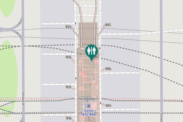 Map showing location of Greater London Toilet