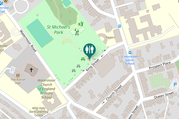 Map showing location of King Street 24 Toilet