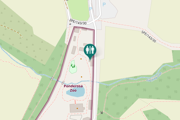Map showing location of SPE/143/30 Toilet