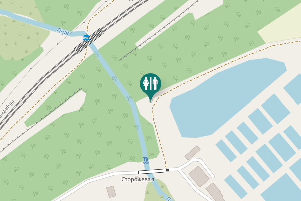 Map showing location of Н24951 137 Toilet